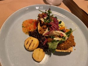 Main - Quiona and walnut taco  at Lucky Leek in Berlin