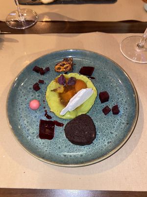 Avocado cream desert!  at Lucky Leek in Berlin