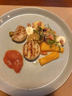 Main course at Lucky Leek in Berlin