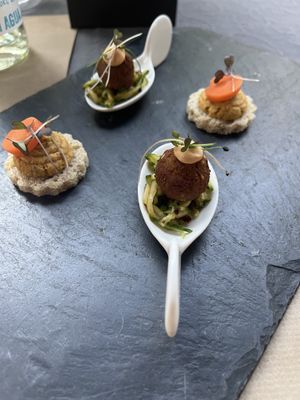 Appetizer  at Lucky Leek in Berlin