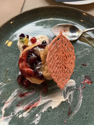 Desert-gorgeous and tasty!  at Lucky Leek in Berlin