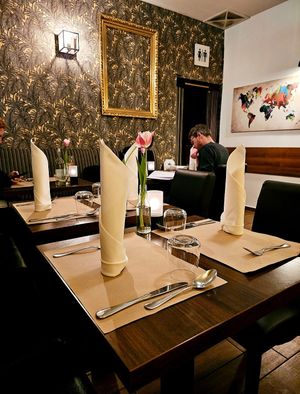 Inside upstairs at Lucky Leek in Berlin