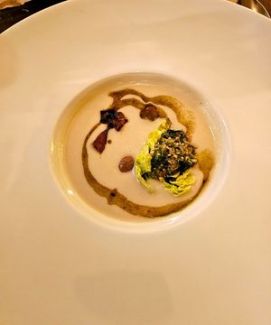 Celery soup at Lucky Leek in Berlin