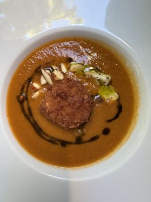 Ratatouille cream soup —recommended  at Lucky Leek in Berlin