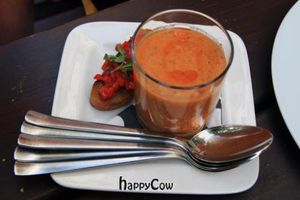 Cold soup. Yummy.  at Lucky Leek in Berlin