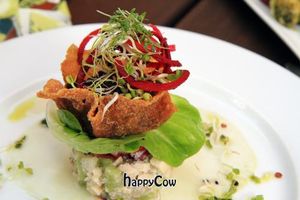 It was delicious at least as it was pretty  at Lucky Leek in Berlin