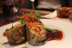 Tomato and Macadamia Nut Seitan at Lucky Leek in Berlin