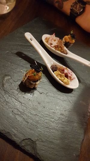 Appetizers at Lucky Leek in Berlin