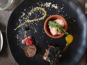 Dessert at Lucky Leek in Berlin