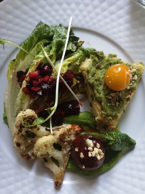 Main course at Lucky Leek in Berlin