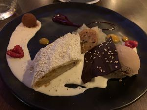 Squash strudel (3 course menu) at Lucky Leek in Berlin