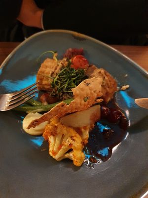 Main course at Lucky Leek in Berlin