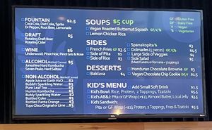 Menu at Kefi Fast Fresh Mediterranean in Bend