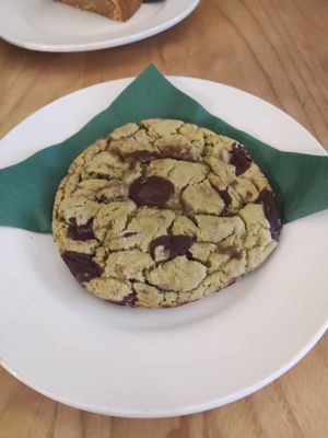 Mint choc cookie at The Monocle Cafe in Macclesfield