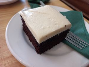 Guiness cake at The Monocle Cafe in Macclesfield