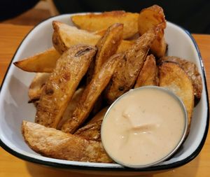 Potato wedges at Rise Above in St Catharines