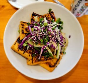 Sesame Ginger Rice Noodle Bowl at Rise Above in St Catharines