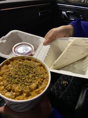 Mac&cheese, cheese cake  at Rise Above in St Catharines