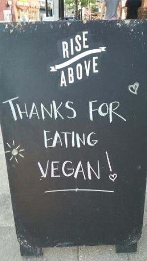 says it all at Rise Above in St Catharines