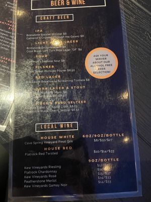 Drinks 2  at Rise Above in St Catharines