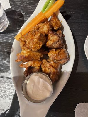 Vegan wings  at Rise Above in St Catharines