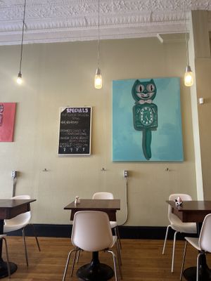 Specials and cool clock paintings  at Rise Above in St Catharines