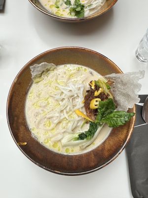 Thom Kha soup  at RIJKS in Amsterdam