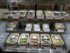 Ready meals and sushi at Moby Vegan Sushi in Dubai