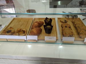 Vegan baked goods at Moby Vegan Sushi in Dubai