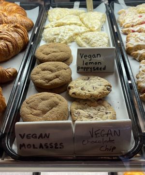 Vegan cookies and scones at Grind-On Coffee Company in Newark