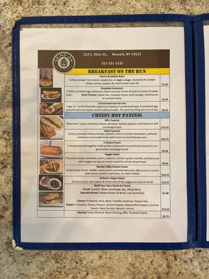 Vegan panini and vegan options for the build your own panini  at Grind-On Coffee Company in Newark