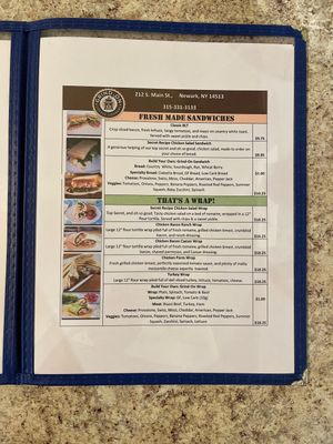 Vegan options for build your own sandwiches and wraps (vegan cheese available) at Grind-On Coffee Company in Newark