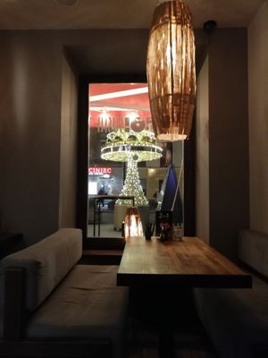 Inside at Oto Sushi in Warsaw