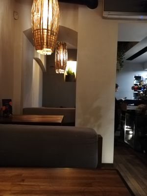 Inside at Oto Sushi in Warsaw