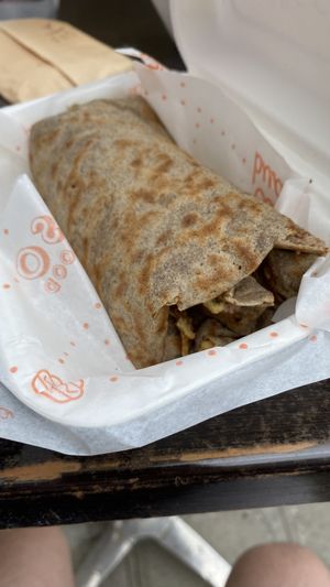 Savory crepe, forget which one  at Crepes House by PePe in Venice