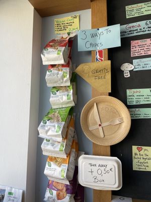 Vegan chips  at Crepes House by PePe in Venice