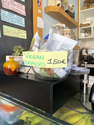 Vegan snacks  at Crepes House by PePe in Venice
