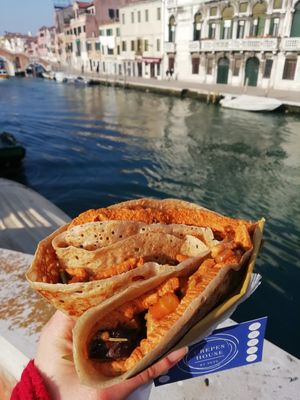 Salty crêpe "Cina" at Crepes House by PePe in Venice