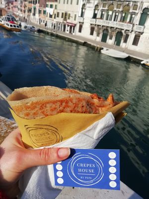 Salty crêpe "Cina" at Crepes House by PePe in Venice