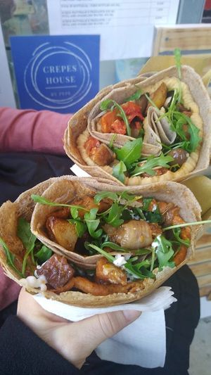 Savoury crêpes at Crepes House by PePe in Venice