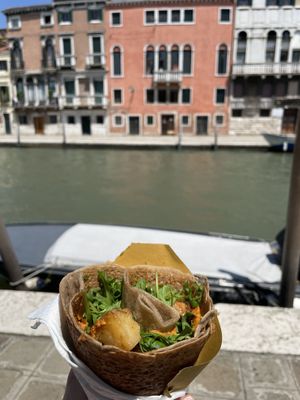 Tofu crepe   at Crepes House by PePe in Venice