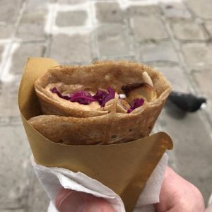 Half portion of peanut butter "Washington". at Crepes House by PePe in Venice