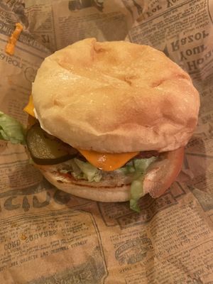 Cheese burger 🍔   at Fast Vegan in Fuengirola