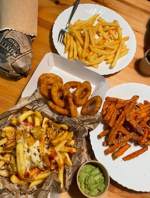 Kevab fries at Fast Vegan in Fuengirola