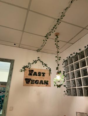 It was a bit hard to find. The restaurant is on the 5th floor. at Fast Vegan in Fuengirola