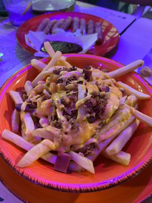 Bacon cheese fries   at Fast Vegan in Fuengirola