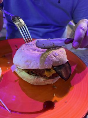 Hamburguesa con bacon  at Fast Vegan in Fuengirola