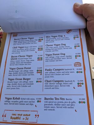 Fast Vegan menu pp2 at Fast Vegan in Fuengirola