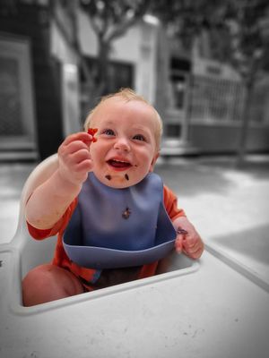 Baby T loved it too ❤️ at Fast Vegan in Fuengirola