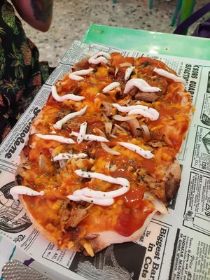 Pizza at Fast Vegan in Fuengirola